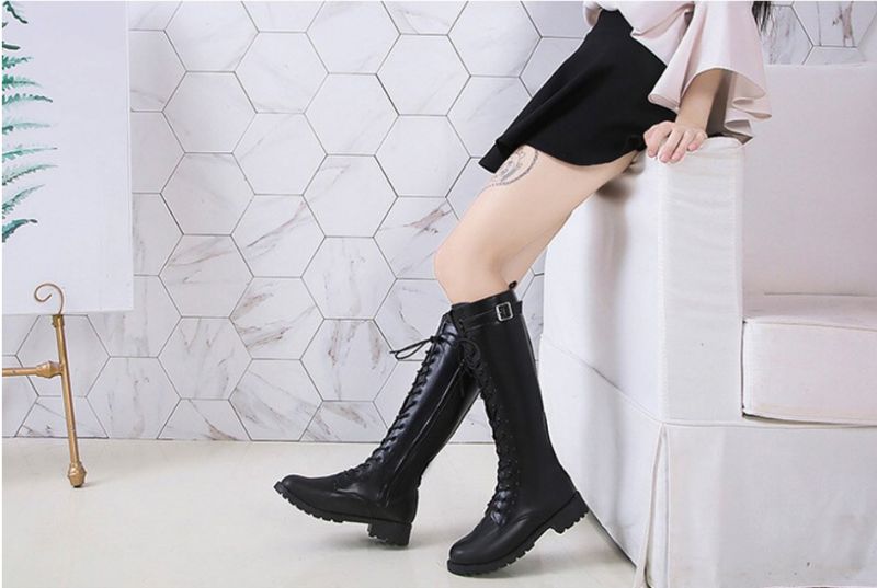 Safiro Boots Polvipituus - Musta