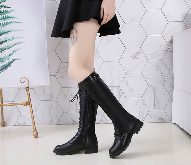 Safiro Boots Polvipituus - Musta