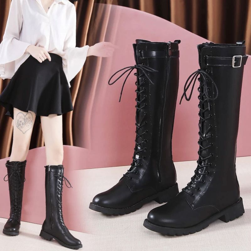 Safiro Boots Polvipituus - Musta