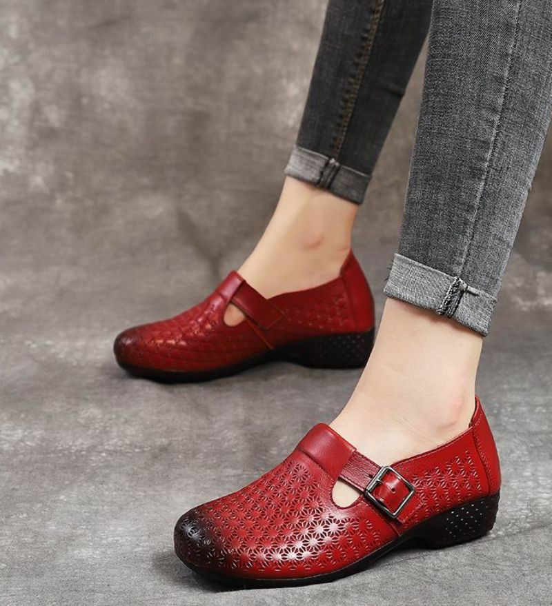 Salma Naisten Slip-on Tasaiset Kengät - Musta
