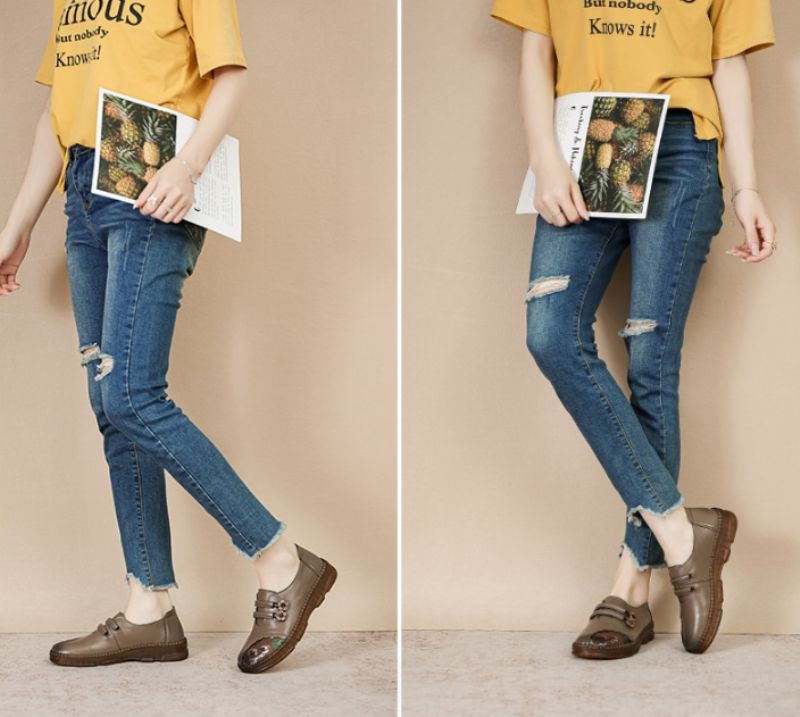 Salome Naisten Loafer-kengät - Khaki