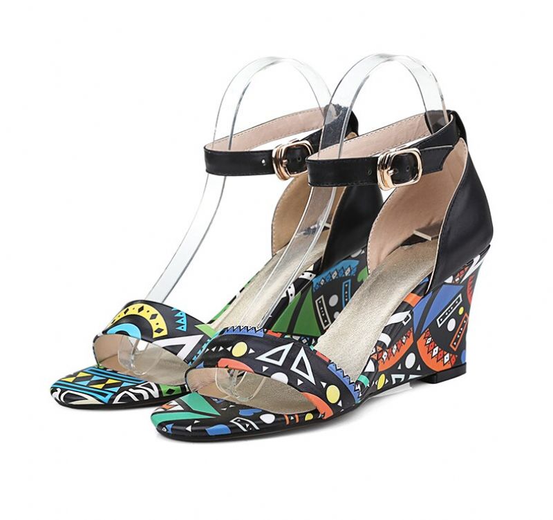 Sambia Wedges - Punainen 7Cm