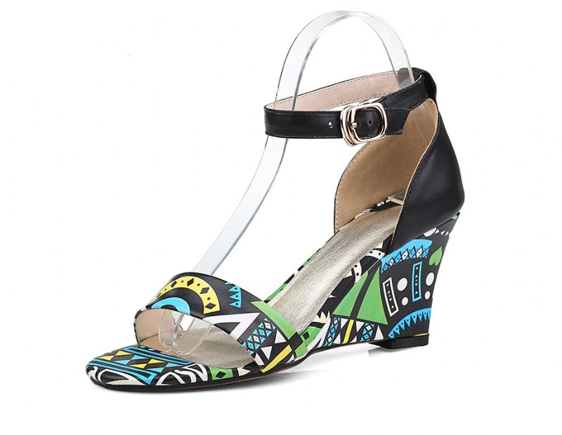 Sambia Wedges - Punainen 7Cm