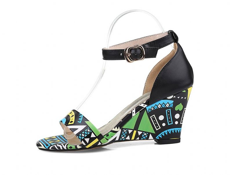 Sambia Wedges - Punainen 7Cm