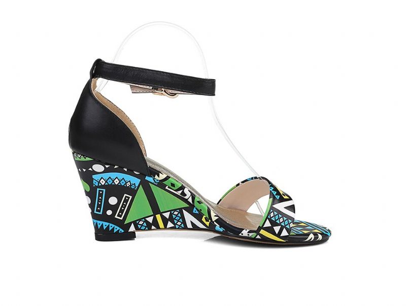 Sambia Wedges - Punainen 7Cm