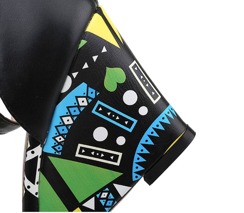 Sambia Wedges - Punainen 7Cm