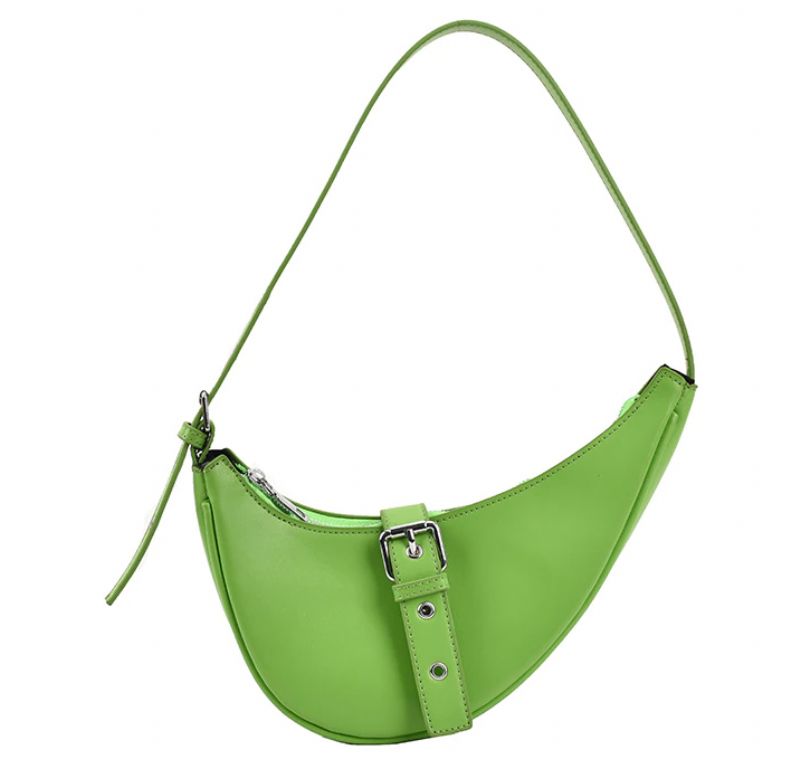Santis Naisten Pieni Nahkainen Crossbody Käsilaukku - Vihreä
