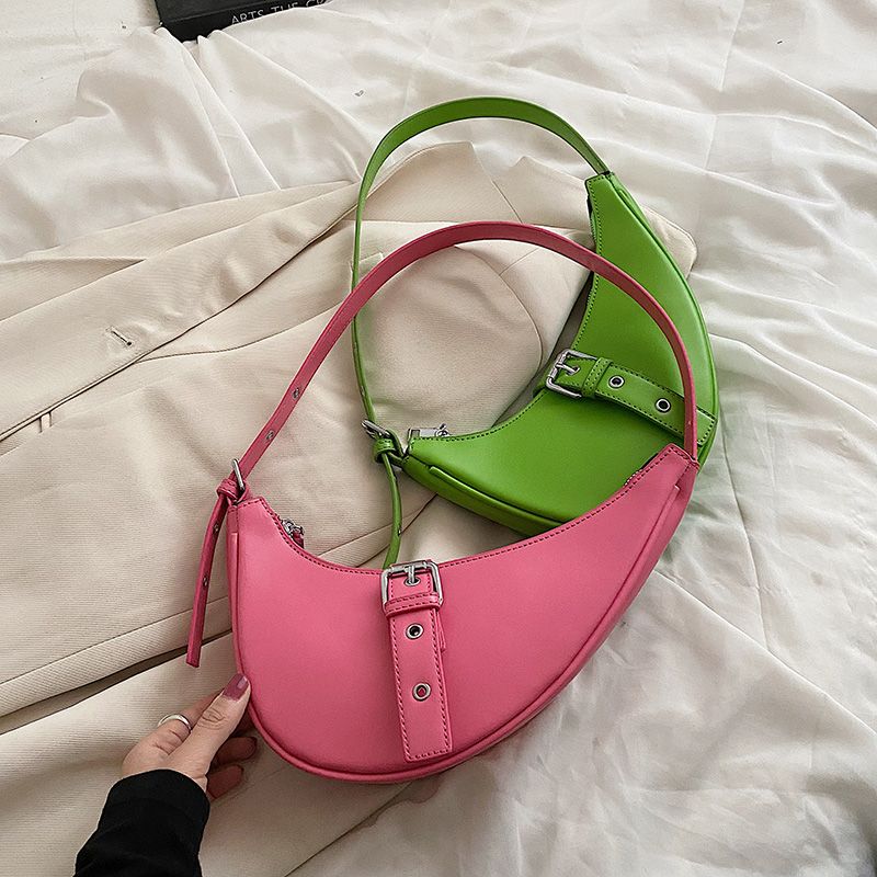 Santis Naisten Pieni Nahkainen Crossbody Käsilaukku - Vihreä