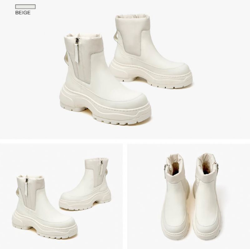 Santy Naisten Saappaat - Beige