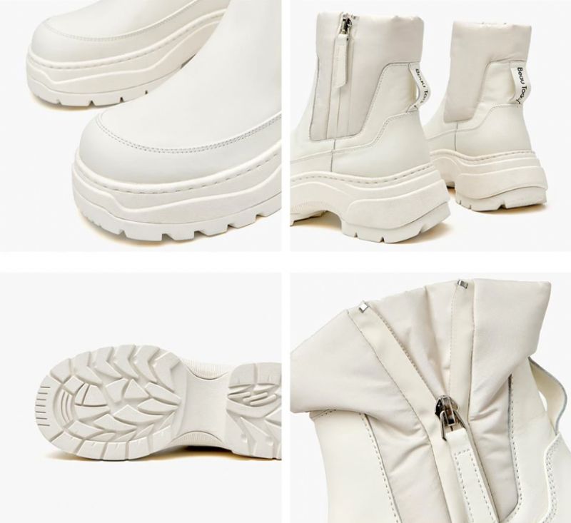 Santy Naisten Saappaat - Beige