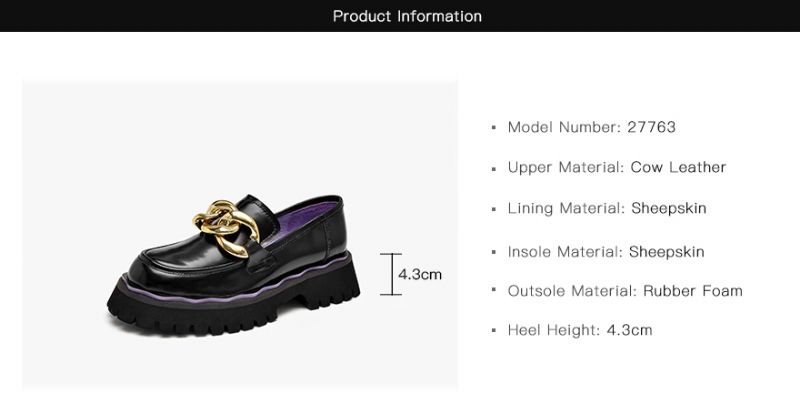 Sarcos Naisten Platform Loafers -kengät - Musta