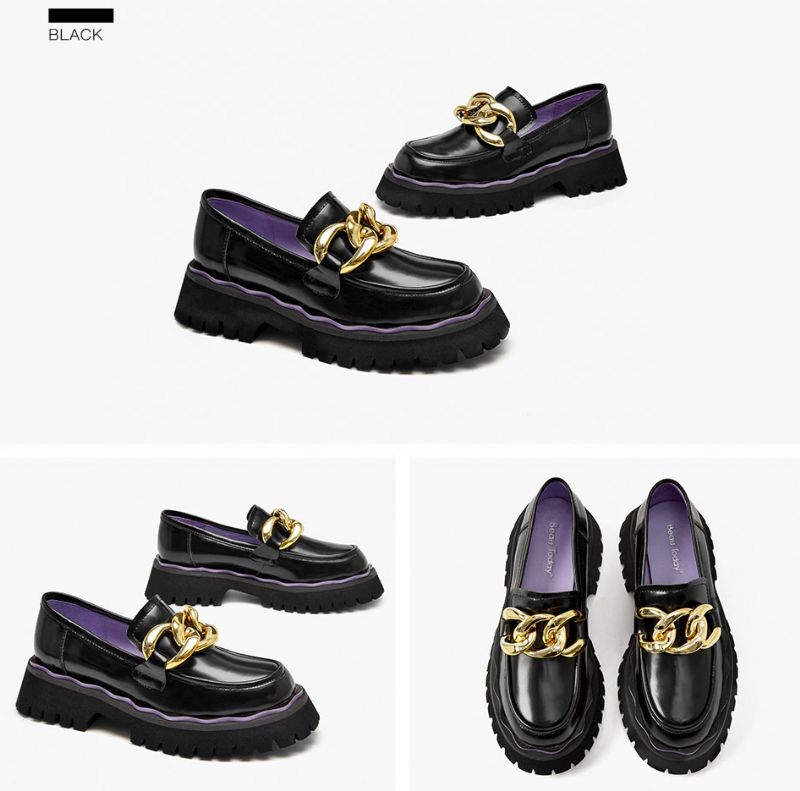 Sarcos Naisten Platform Loafers -kengät - Musta