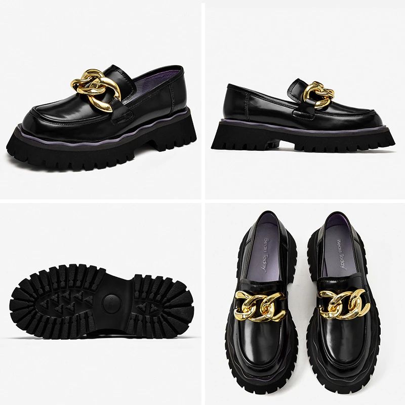 Sarcos Naisten Platform Loafers -kengät - Musta