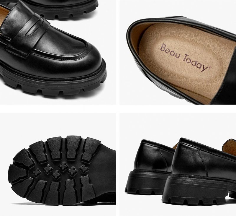 Scala Naisten Pyöreät Toe Loafer-kengät - Musta