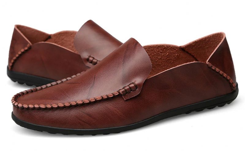 Shake Miesten Loafers Mukavat Kengät - Kahvi