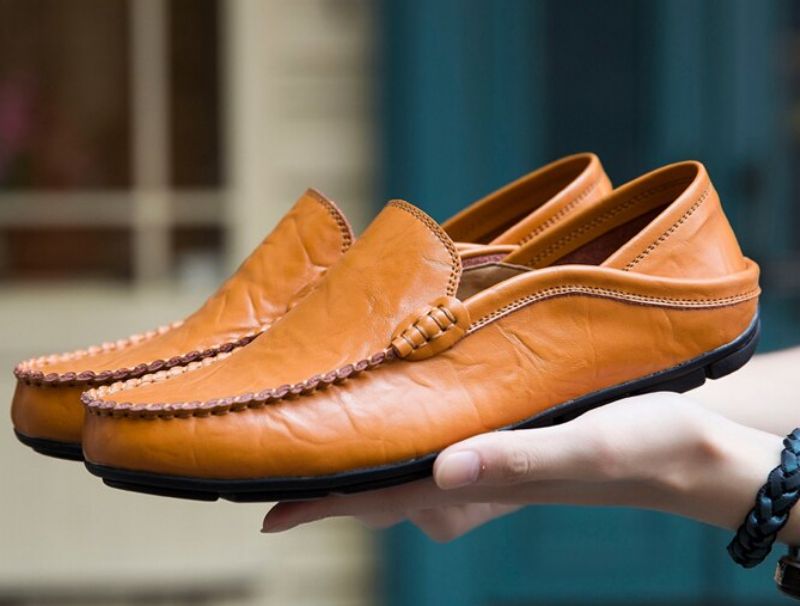 Shake Miesten Loafers Vapaa-ajan Kengät - Keltainen