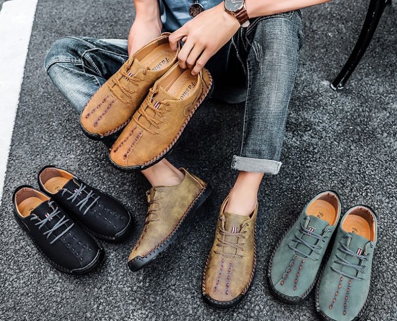 Shaw Miesten Loafers Vapaa-ajan Kengät - Vihreä