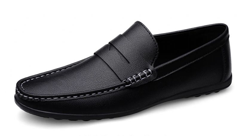Shinoda Miesten Loafers-mekkokengät - Valkoinen