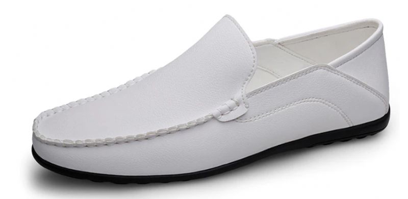 Shinoda Miesten Loafers-mekkokengät - Valkoinen