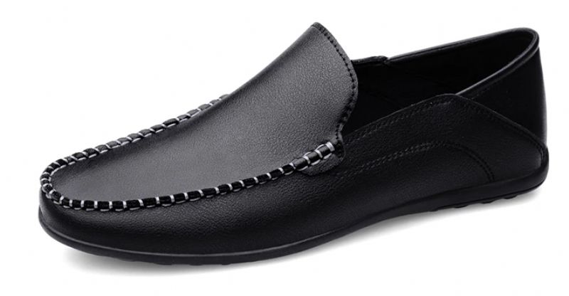 Shinoda Miesten Loafers-mekkokengät - Valkoinen