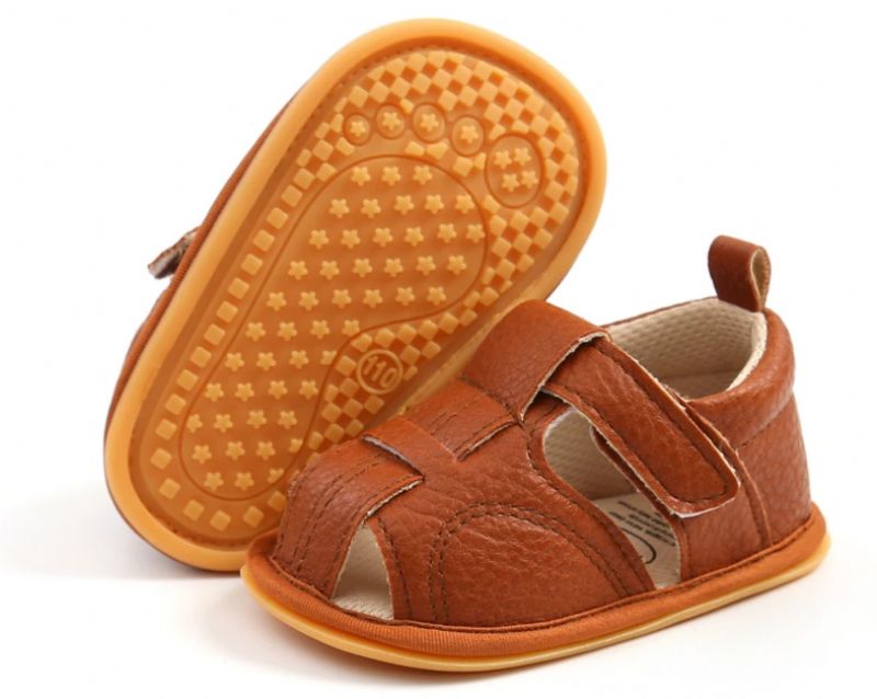 Silvian Unisex -lasten Rento Sandaali - Ruskea