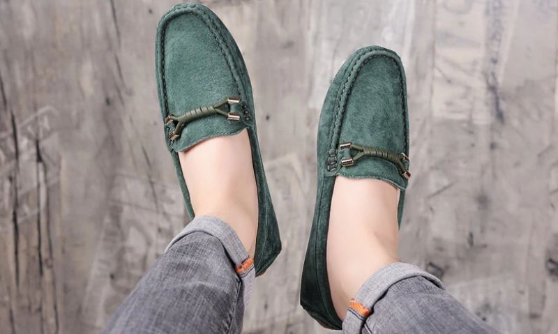 Smither Miesten Loafers Vapaa-ajan Kengät - Vihreä
