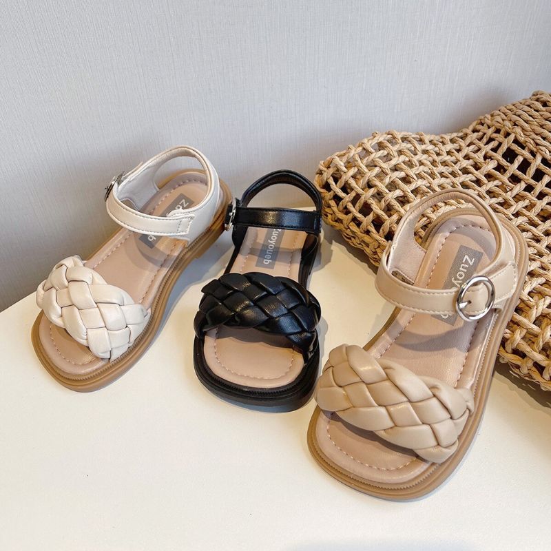 Solange Tyttöjen Mekkosandaali - Beige