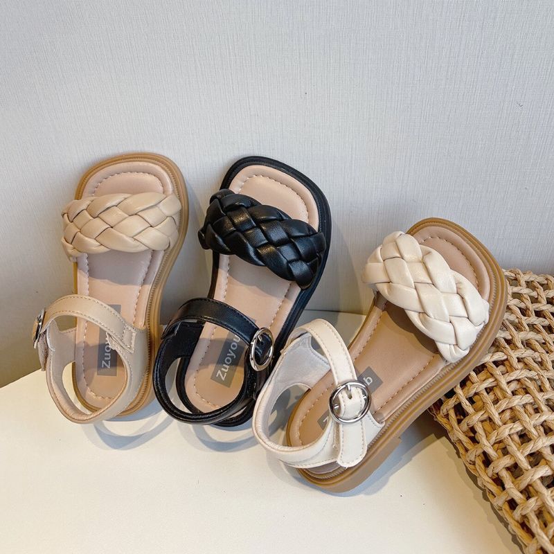 Solange Tyttöjen Mekkosandaali - Beige