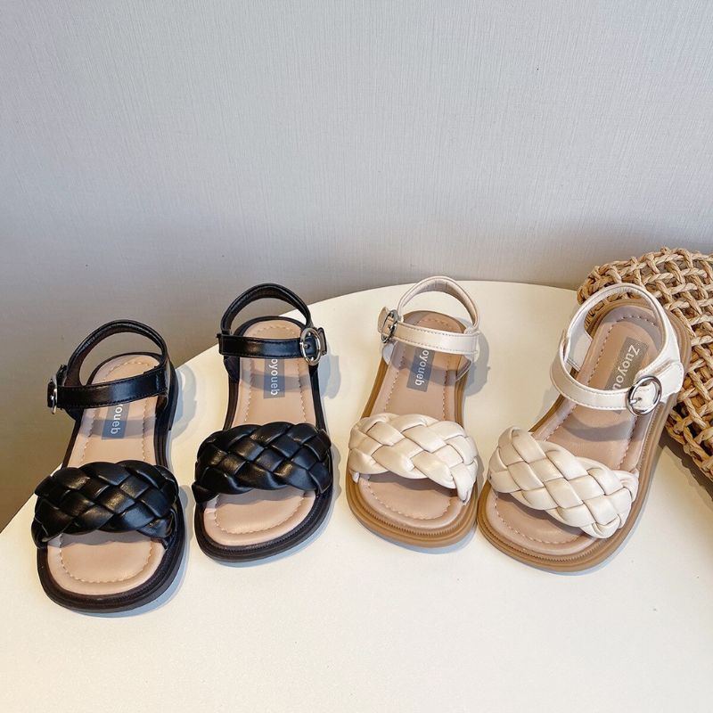 Solange Tyttöjen Mekkosandaali - Beige