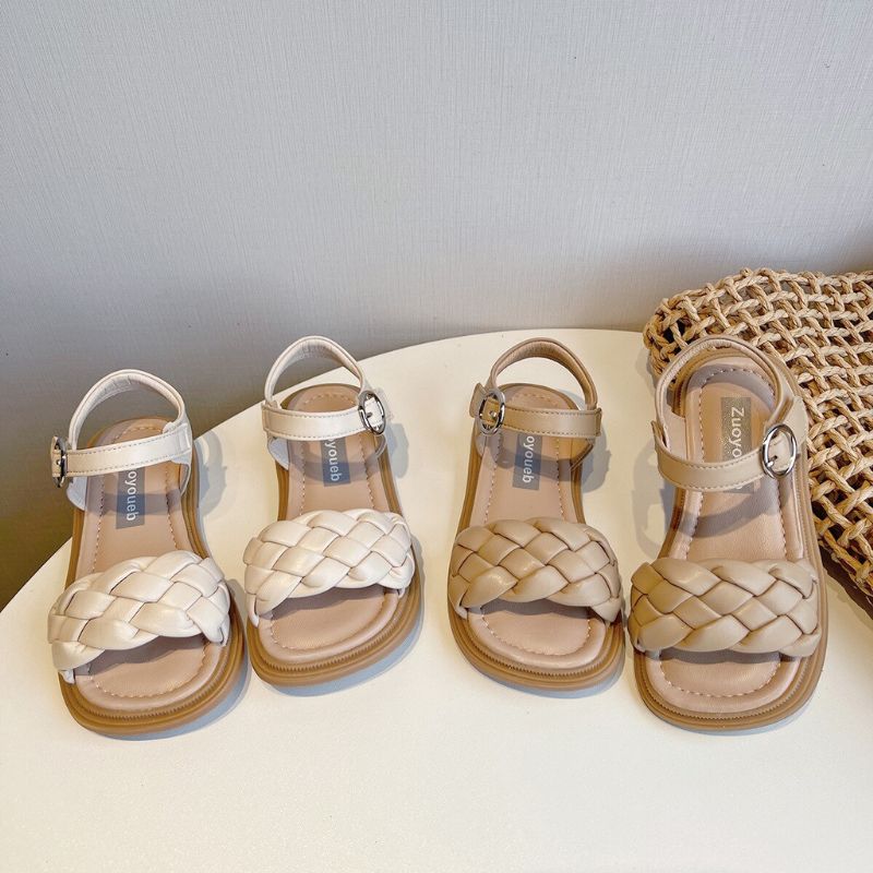 Solange Tyttöjen Mekkosandaali - Beige