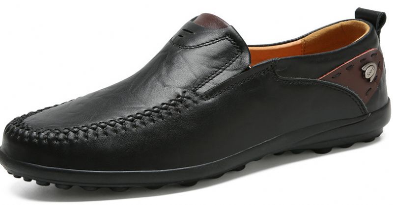 Spike Miesten Loafers Vapaa-ajan Kengät - Musta