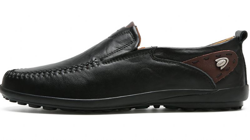 Spike Miesten Loafers Vapaa-ajan Kengät - Musta