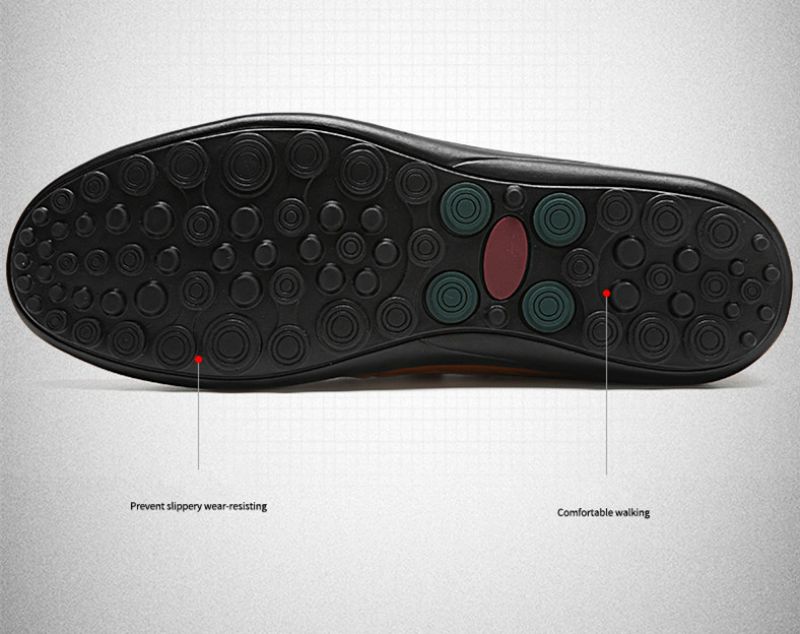 Spike Miesten Loafers Vapaa-ajan Kengät - Musta