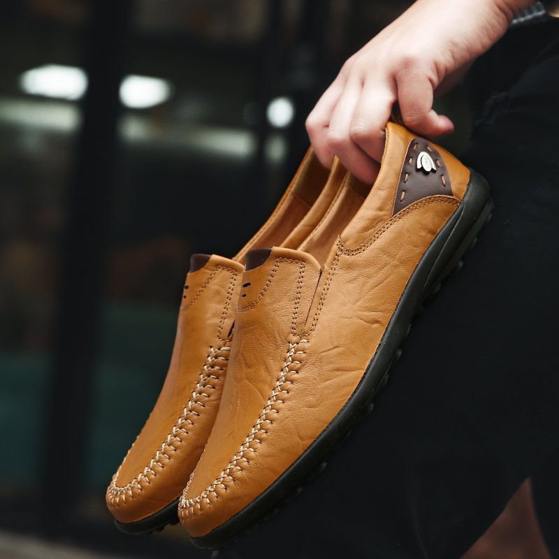 Spike Miesten Loafers Vapaa-ajan Kengät - Musta