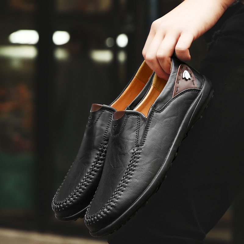 Spike Miesten Loafers Vapaa-ajan Kengät - Musta