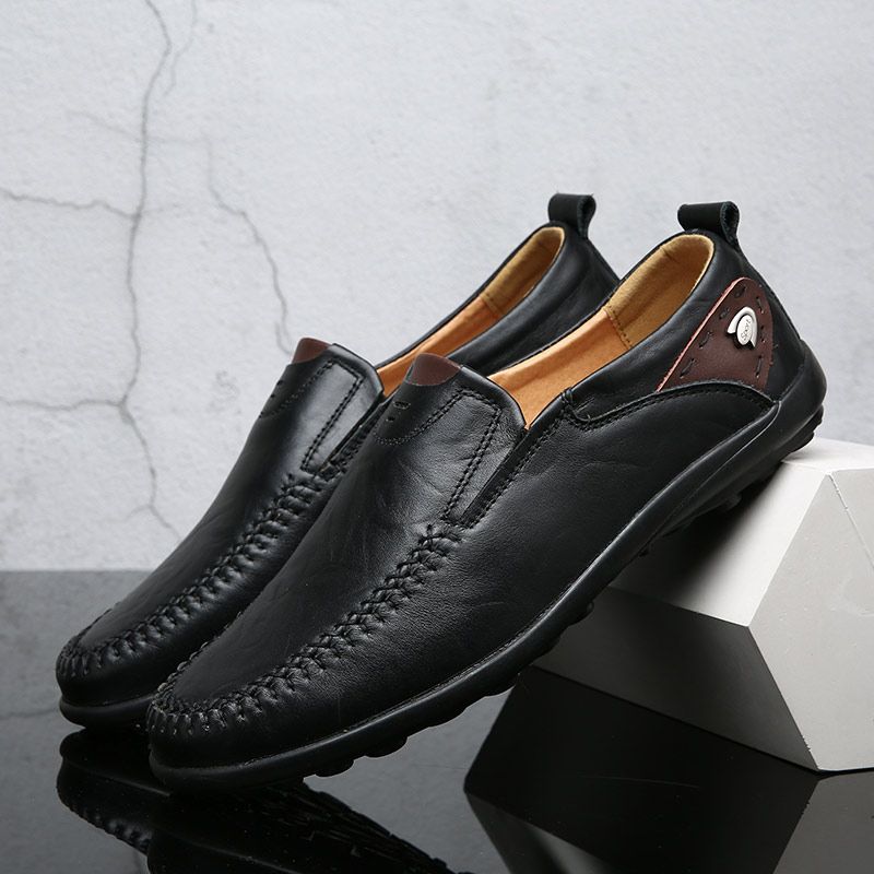 Spike Miesten Loafers Vapaa-ajan Kengät - Musta