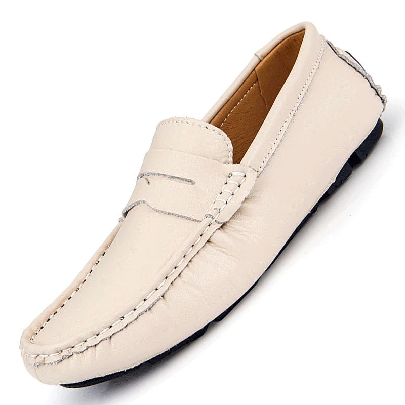 Tagliafico Miesten Loafers-mekkokengät - Valkoinen