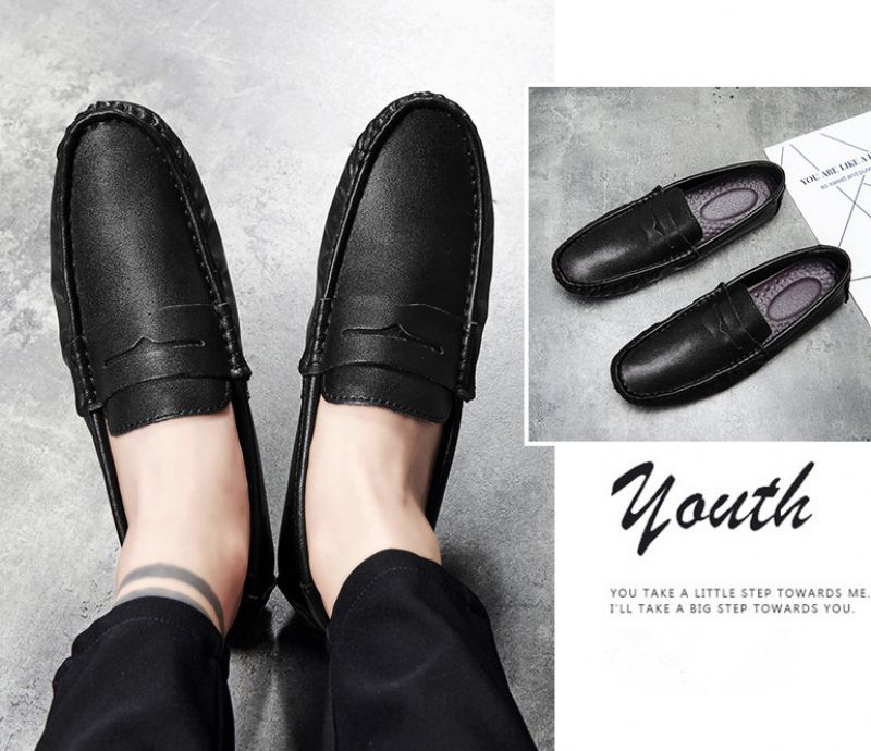 Tagliafico Miesten Loafers-mekkokengät - Valkoinen