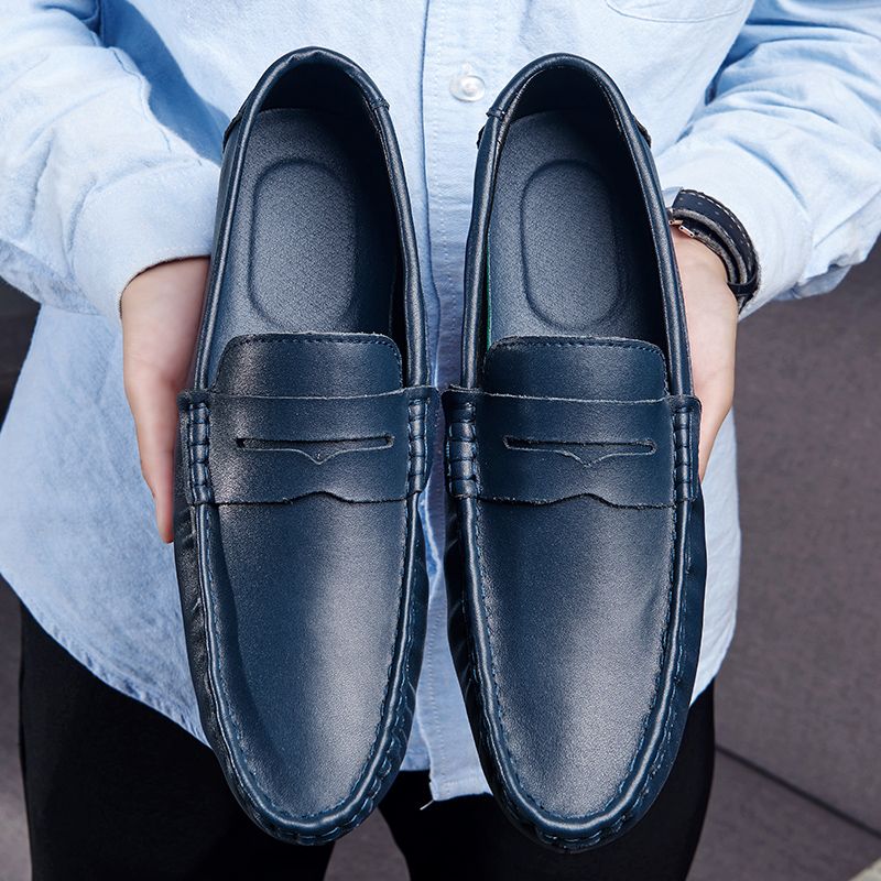 Tagliafico Miesten Loafers-mekkokengät - Valkoinen