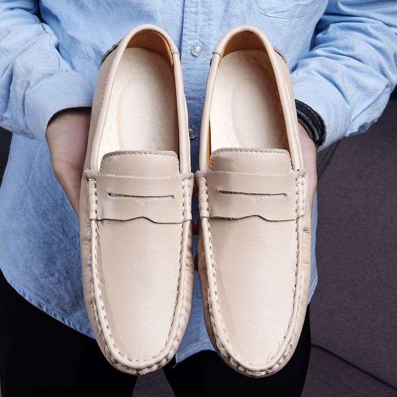 Tagliafico Miesten Loafers-mekkokengät - Valkoinen