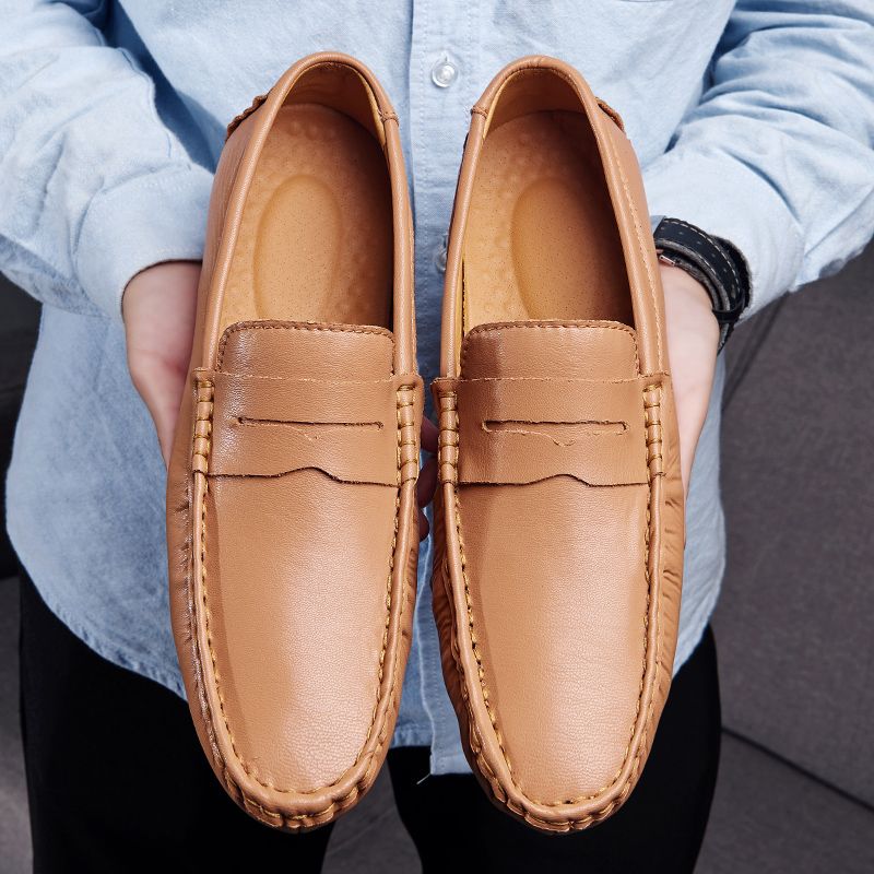 Tagliafico Miesten Loafers-mekkokengät - Valkoinen