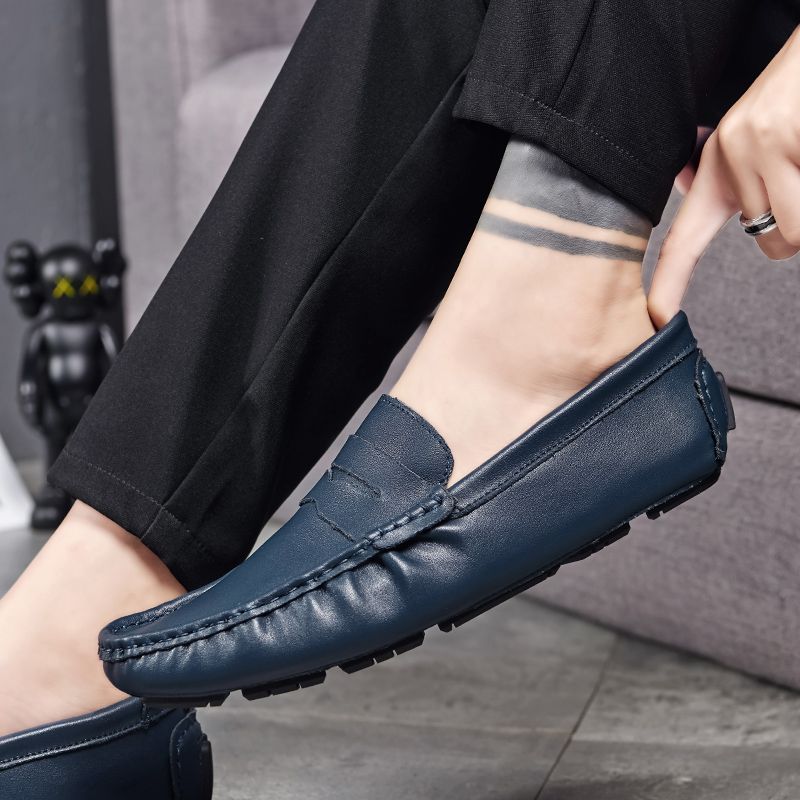 Tagliafico Miesten Loafers-mekkokengät - Valkoinen