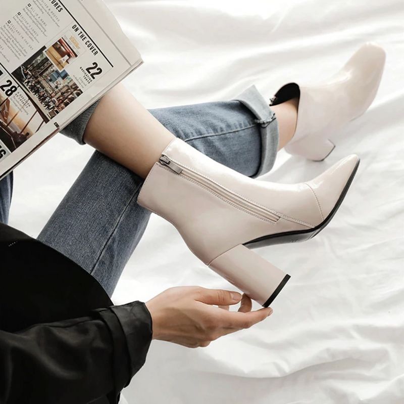 Tamayo Boots Nilkkakorkeus - Beige