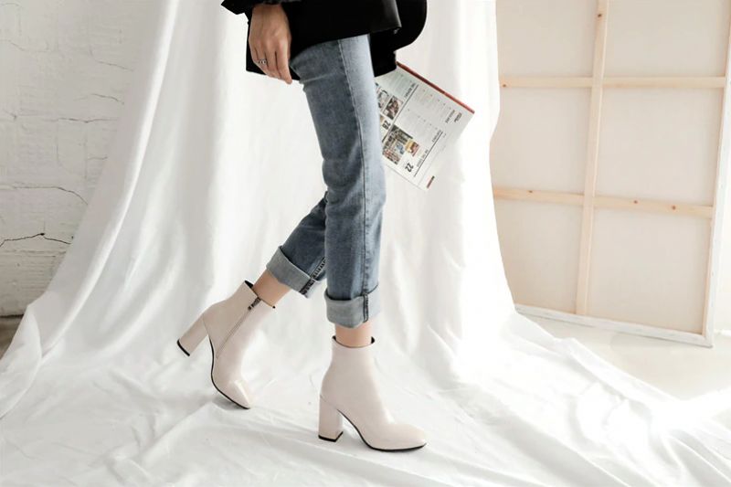 Tamayo Boots Nilkkakorkeus - Beige