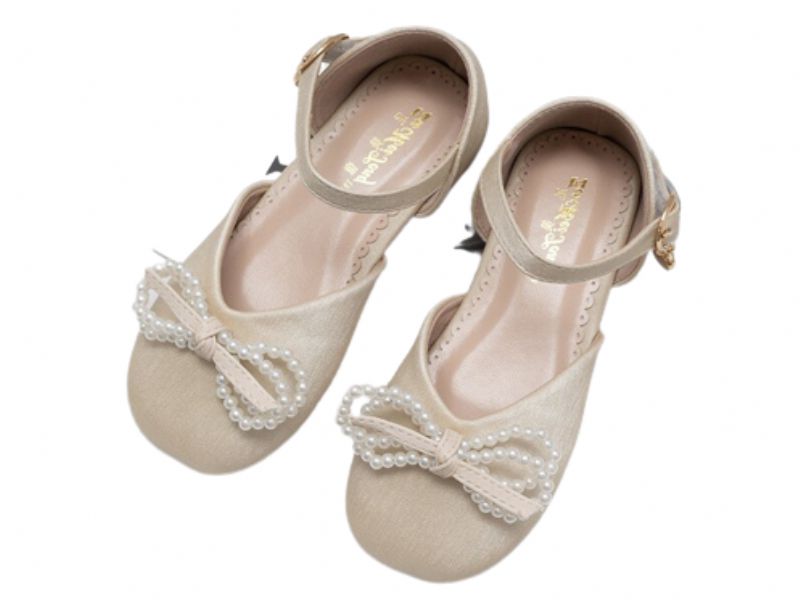 Tarah Tyttöjen Litteät Kengät - Beige