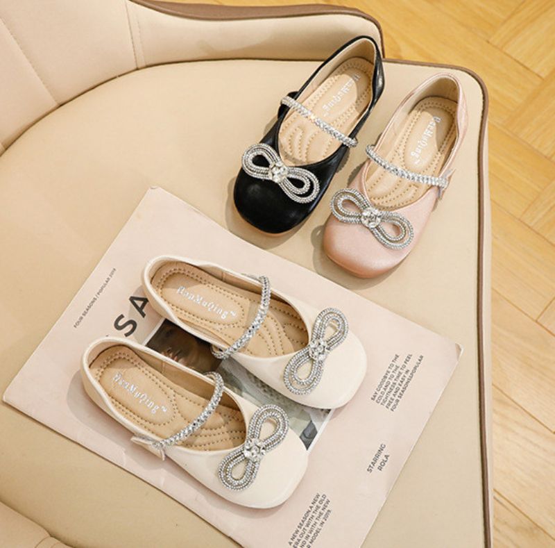 Tarah Tyttöjen Litteät Kengät - Beige