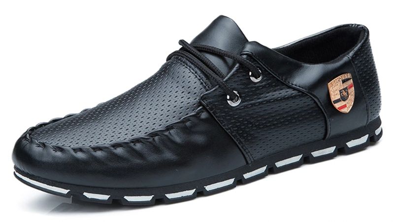 Teodoro Miesten Loafers Vapaa-ajan Kengät - Musta