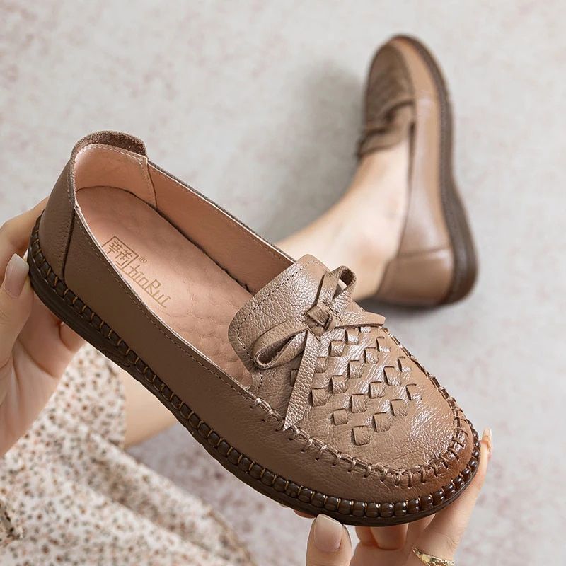 Thalia Naisten Loafer-kengät - Khaki