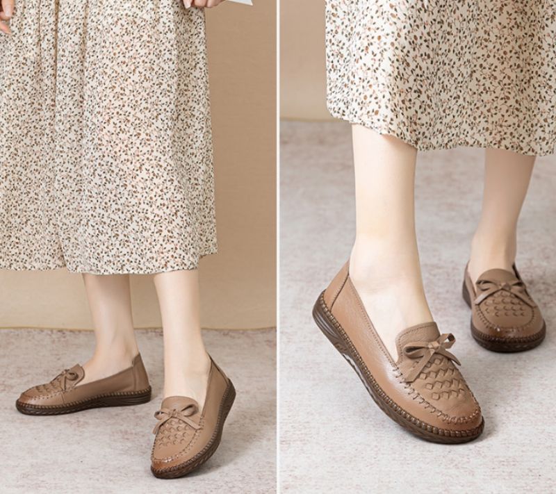 Thalia Naisten Loafer-kengät - Khaki