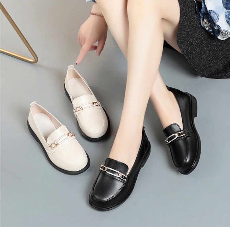 Thalia Naisten Loafer-kengät - Beige
